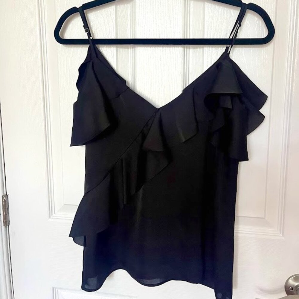 H&M satin off-the-shoulder going out top